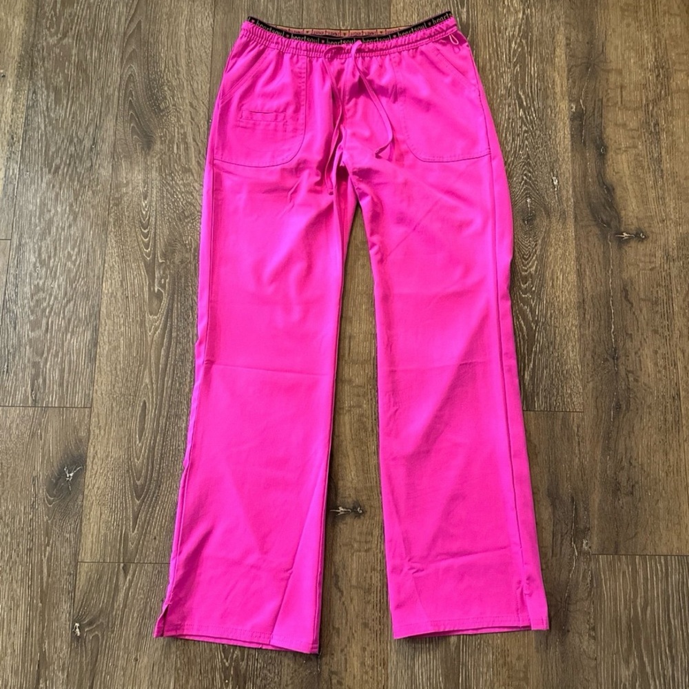 HeartSoul Heart Soul Break on Through scrub pants M Medium hot pink NWOT